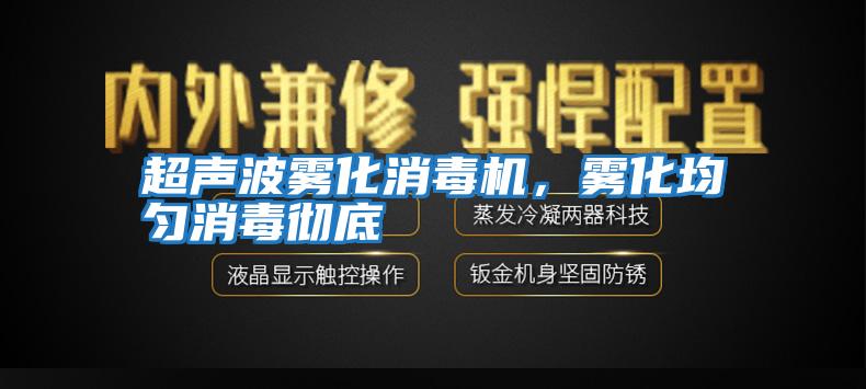 超聲波霧化消毒機,霧化均勻消毒徹底