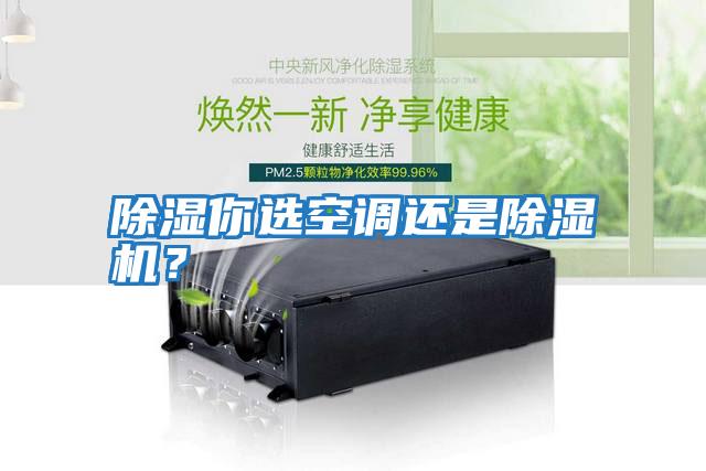 除濕你選空調還是除濕機？