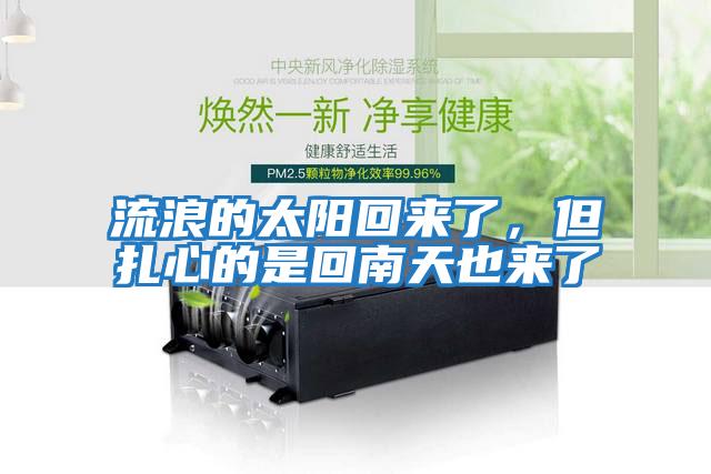 流浪的太陽回來了,但扎心的是回南天也來了