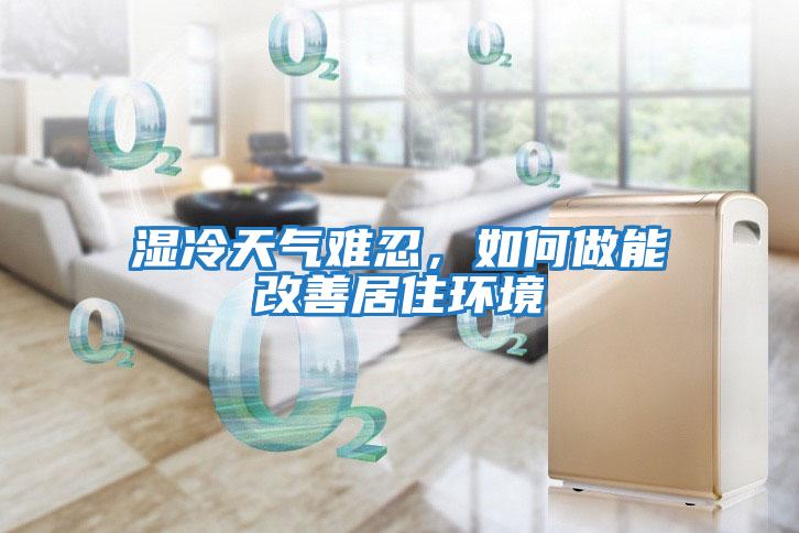 濕冷天氣難忍,如何做能改善居住環境