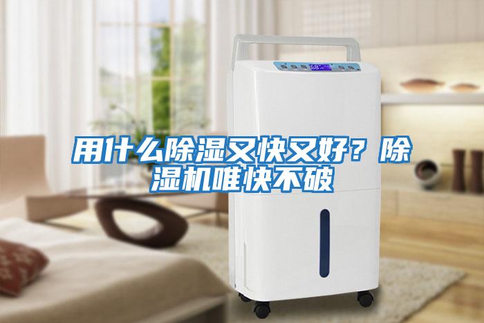 用什么除濕又快又好?除濕機唯快不破