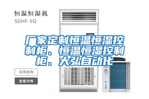 廠家定制恒溫恒濕控制柜、恒溫恒濕控制柜、大弘自動化