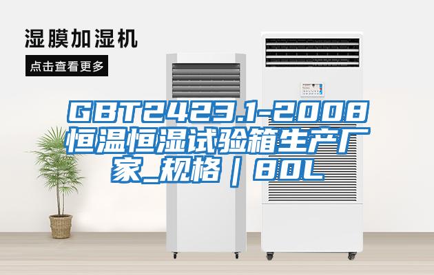 GBT2423.1-2008恒溫恒濕試驗箱生產廠家_規格|80L