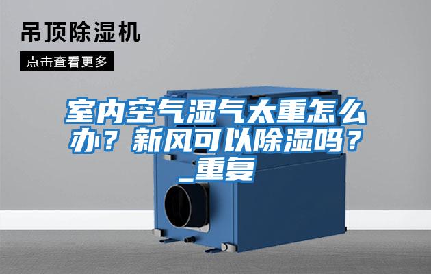室內空氣濕氣太重怎么辦?新風可以除濕嗎?_重復