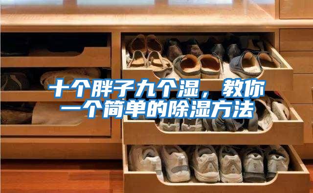 十個胖子九個濕，教你一個簡單的除濕方法