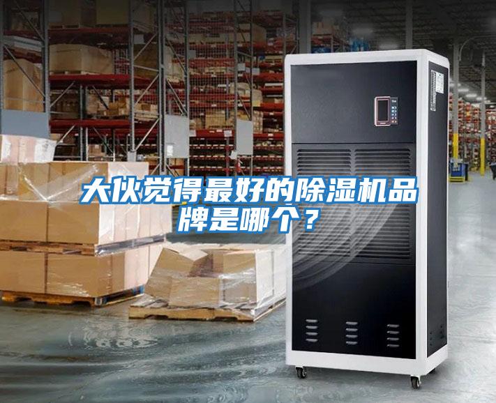 大伙覺得最好的除濕機品牌是哪個?