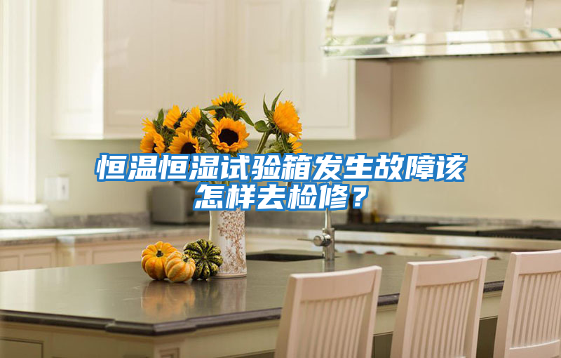 恒溫恒濕試驗(yàn)箱發(fā)生故障該怎樣去檢修?