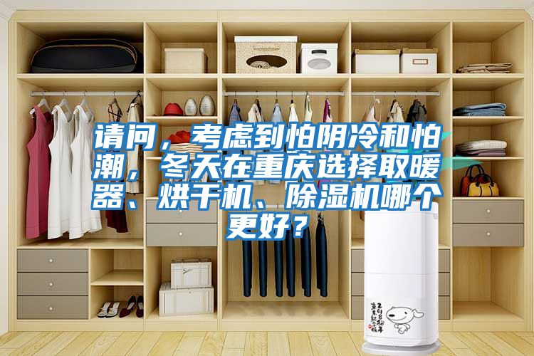 請問，考慮到怕陰冷和怕潮，冬天在重慶選擇取暖器、烘干機、除濕機哪個更好？
