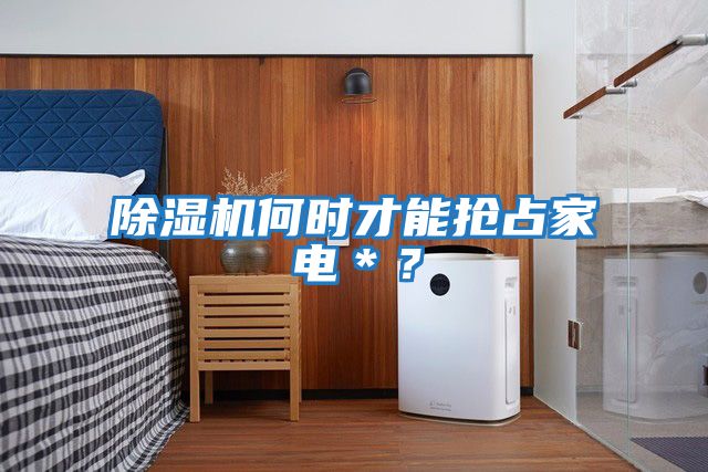除濕機何時才能搶占家電*?