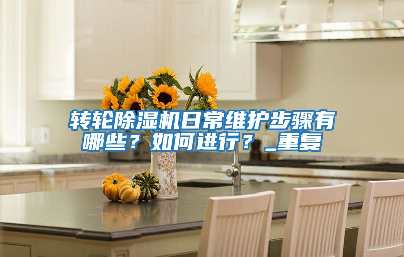 轉輪除濕機日常維護步驟有哪些？如何進行？_重復